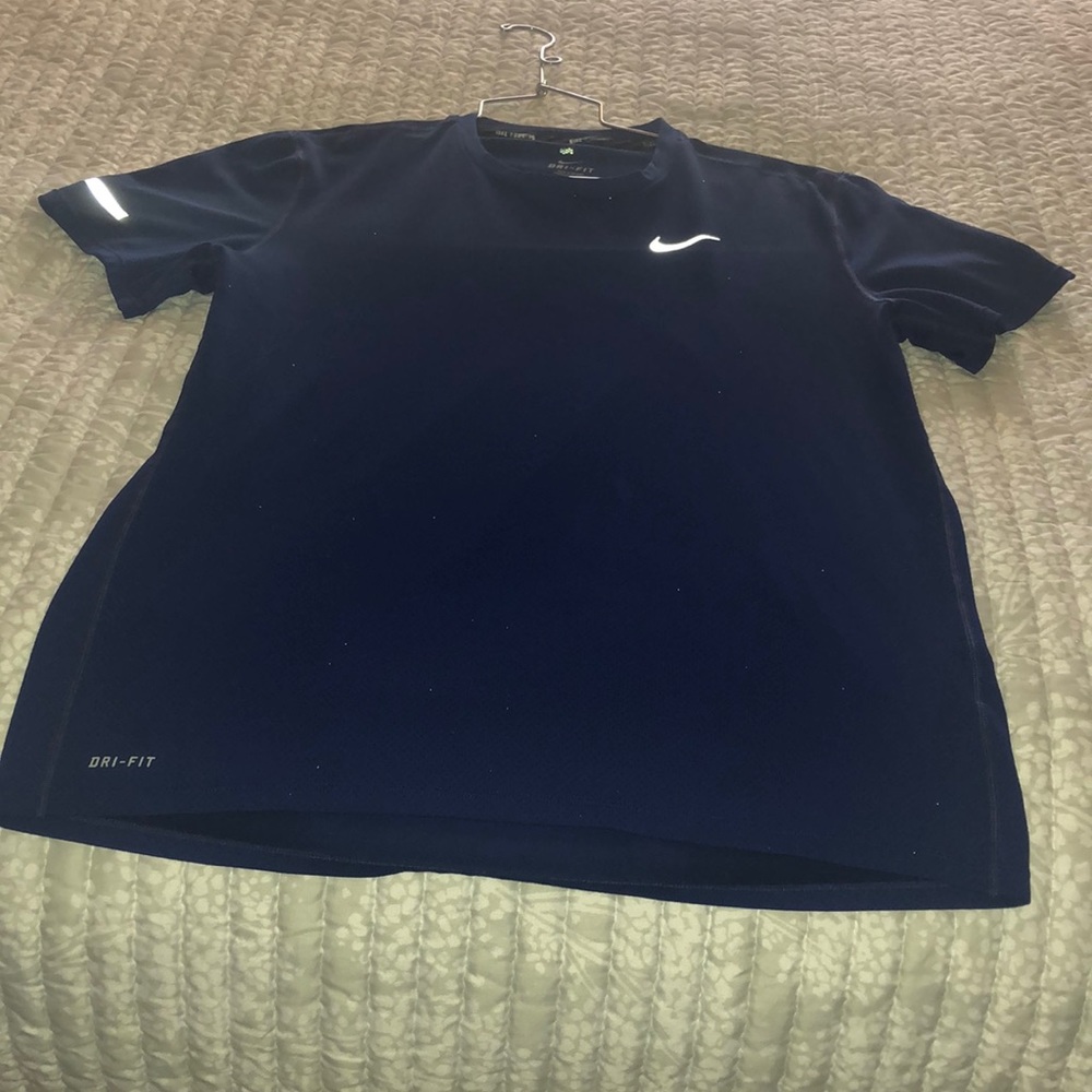 Nike running shirt royal blue